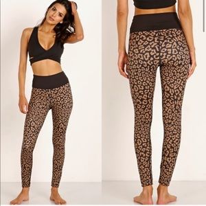 Beach Riot Sport Leopard Leggings from Revolve